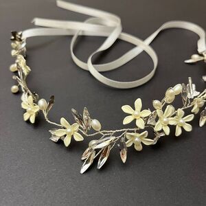 Wedding Floral & Pearl Headpiece Crystal Jewels, Floral‎ Wedding accessories 422